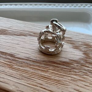 Crown Charm Vintage Sterling Silver NOS 925 Mexico Openwork Royal